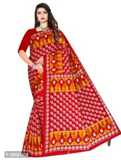 Designer Cotton Sarees Without Blouse For Women