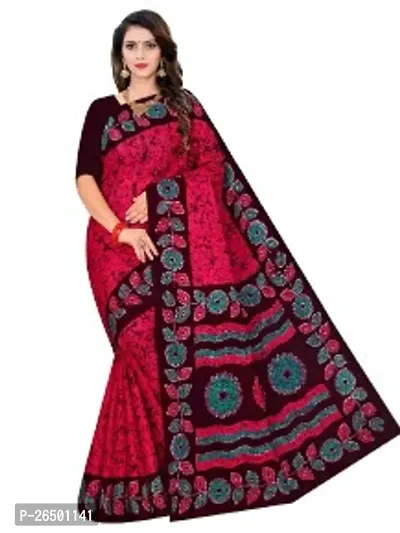 Designer Cotton Sarees Without Blouse For Women-thumb0