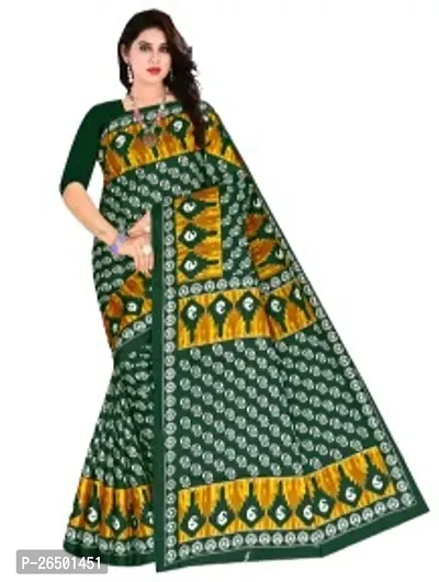 Designer Cotton Sarees Without Blouse For Women