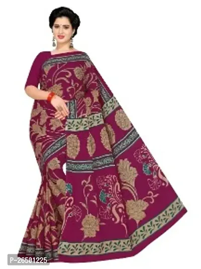 Designer Cotton Sarees Without Blouse For Women