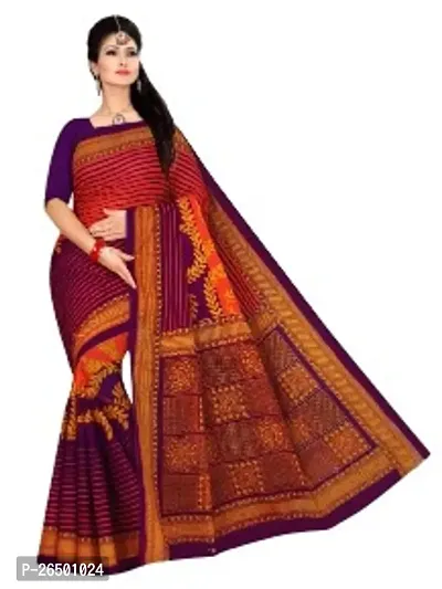 Designer Cotton Sarees Without Blouse For Women