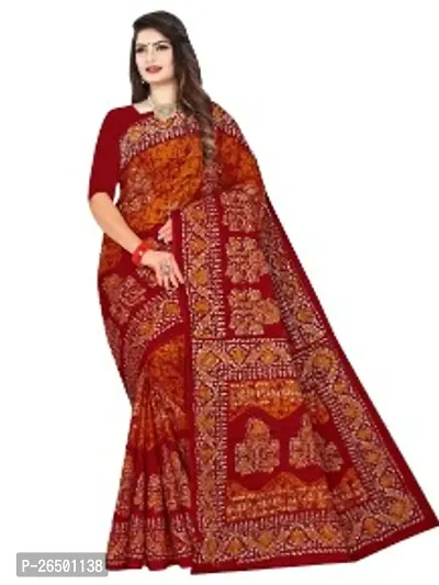 Designer Cotton Sarees Without Blouse For Women-thumb0