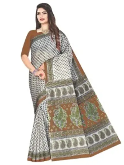 Attractive Cotton Saree without Blouse piece 
