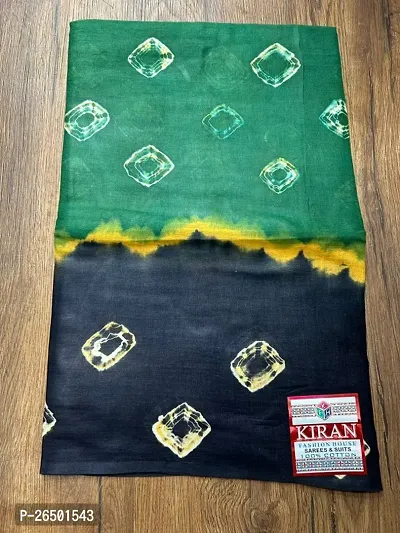 Designer Cotton Sarees Without Blouse For Women