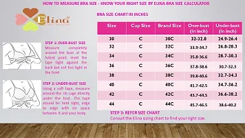 Stylish Fancy Cotton Non Padded Non-Wired Regular Bra For Women-thumb3
