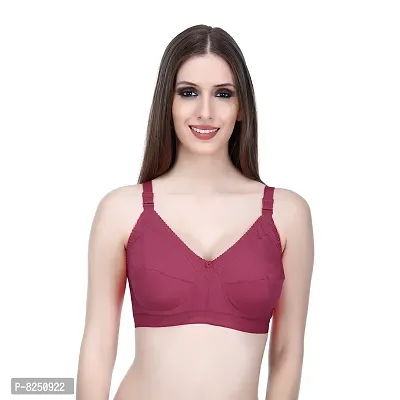 Stylish Fancy Cotton Non Padded Non-Wired Regular Bra For Women