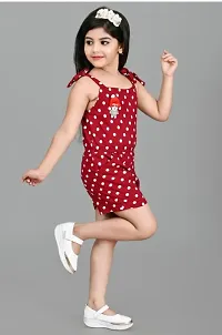 Girls Rayon Printed Jumpsuit-thumb4