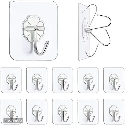 Self Adhesive Heavy Duty Sticky Hooks for Hanging, Pack of10