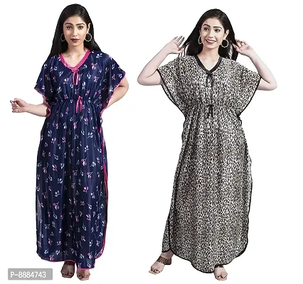 Combo Women Pure Cotton Regular Nighty Rajasthani Nighty Rajasthani Gown Jaipuri Nighty Jaipuri Gown Maxi Gowns