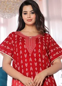 Elegant Cotton Nighty For Women-thumb3