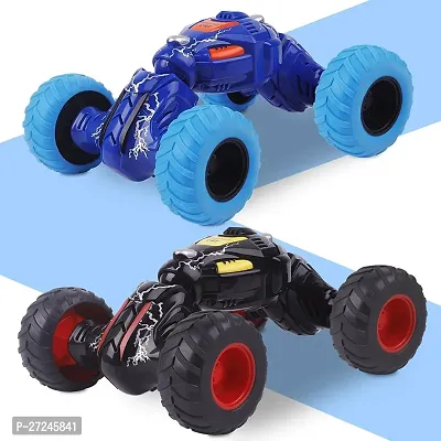 Pull Back Monster Trucks Toy For 3-6 Year Olds - Multicolor Toy Gift For Kids Pack of 2-thumb0