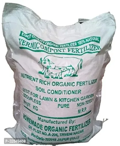 Homemade Organic Fertilizer Organic And Natural Plant Nutrient Cow Manure, Vermicompost Fertilizer -500Gm, Powder-thumb0