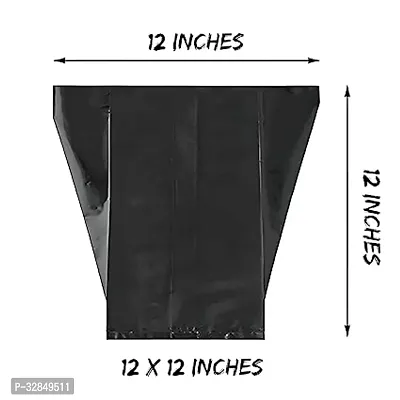 12 X 12 Inch Plastic Poly Grow Bags For Home Gardens - Perfect For Plantation And Used In Every Plant Nursery - Ideal For Home Plants -Black - 50 Qty-thumb2