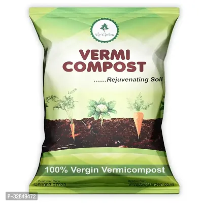 Vermicompost Complete Plant Food Effective Organic Fertilizer And Manure For Kitchen Home Garden Plants 1Kg