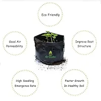 8 X 10 Inch Plastic Poly Grow Bags For Home Gardens - Perfect For Plantation And Used In Every Plant Nursery - Ideal For Home Plants -Black - 150 Qty-thumb2