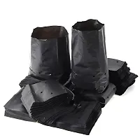 12 X 12 Inch Plastic Poly Grow Bags For Home Gardens - Perfect For Plantation And Used In Every Plant Nursery - Ideal For Home Plants -Black - 40 Qty-thumb2