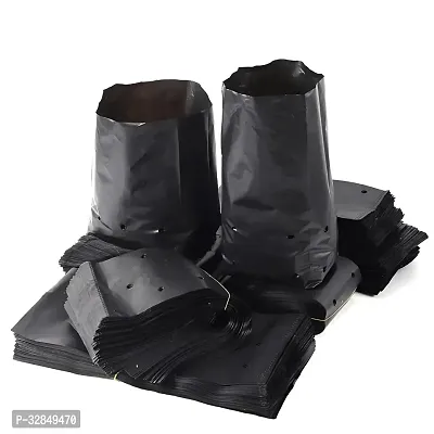 12 X 12 Inch Plastic Poly Grow Bags For Home Gardens - Perfect For Plantation And Used In Every Plant Nursery - Ideal For Home Plants -Black - 40 Qty-thumb3