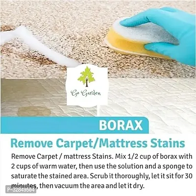 Borax Powder 100% Pure Whitening And Cleaning Power For Clothes Slime For Kids Ants Killer Floor Cleaner Drain Cleaner 400 Gram-thumb3