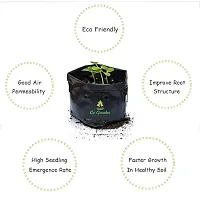 8 X 12 Inch Plastic Poly Grow Bags For Home Gardens - Perfect For Plantation And Used In Every Plant Nursery - Ideal For Home Plants -Black - 150 Qty-thumb2