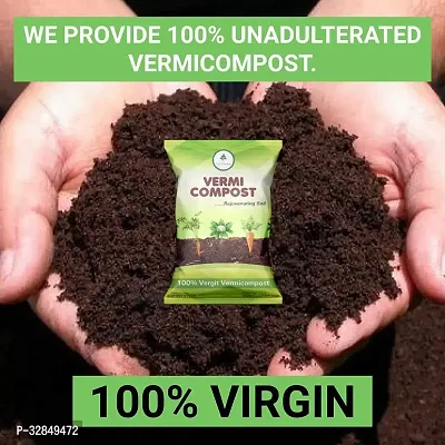 Vermicompost Complete Plant Food Effective Organic Fertilizer And Manure For Kitchen Home Garden Plants 1Kg-thumb4