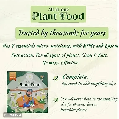 - All In One Plant Fertilizer, Mixed Plant Food For House Plants, Complete Nutrition With Micronutrients - For Better Plant Growth, 10 Sachets, 250 Gram, Powder-thumb2