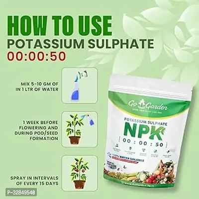 Potassium Sulphate Npk 00:00:50 Fertilizer Powder Water Soluble, Suitable For All Types Of Plants And Agriculture Crops.-thumb2