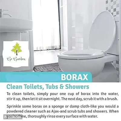 Borax Powder 100% Pure Whitening And Cleaning Power For Clothes Slime For Kids Ants Killer Floor Cleaner Drain Cleaner 400 Gram-thumb2