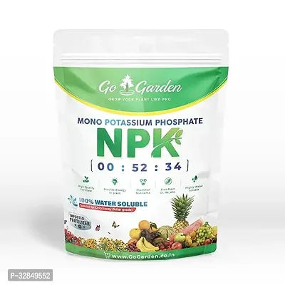 Mkp -Mono Potassium Phosphate Npk 00 52 34 Fertilizers For Plants, Garden And All Crops 900 G Water Soluble Foliar Spray Nutrition