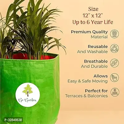 Terrace Gardening Grow Bag -12 X 12 Inch - -Pack Of 4, Grow Bag For Home Garden Grow Bag-thumb3