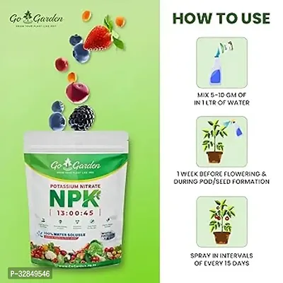 Potassium Nitrate Kno3 Npk 13-0-45 Fertilizer 100% Water Soluble Crystalline Powder Multi-Purpose For Indoor And Outdoor Plant 900 G-thumb4