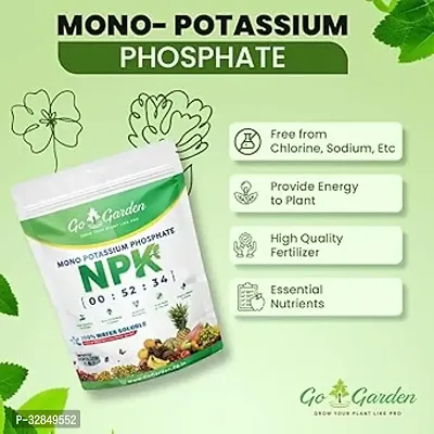 Mkp -Mono Potassium Phosphate Npk 00 52 34 Fertilizers For Plants, Garden And All Crops 900 G Water Soluble Foliar Spray Nutrition-thumb2