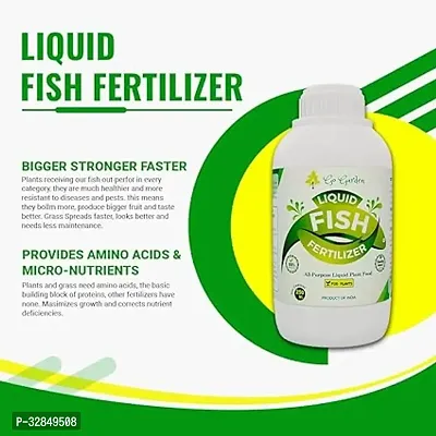 Liquid Fish Fertilizer For Plants - Widely Used For Lemon Plant - All Purpose Liquid Fertilizer Vigorous Plant Growth 250 Ml-thumb2