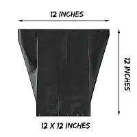 12 X 12 Inch Plastic Poly Grow Bags For Home Gardens - Perfect For Plantation And Used In Every Plant Nursery - Ideal For Home Plants -Black - 40 Qty-thumb1