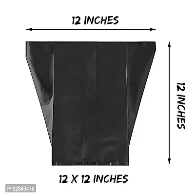 12 X 12 Inch Plastic Poly Grow Bags For Home Gardens - Perfect For Plantation And Used In Every Plant Nursery - Ideal For Home Plants -Black - 40 Qty-thumb2