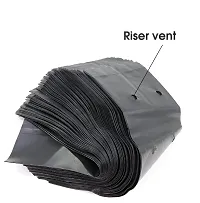 12 X 12 Inch Plastic Poly Grow Bags For Home Gardens - Perfect For Plantation And Used In Every Plant Nursery - Ideal For Home Plants -Black - 40 Qty-thumb3