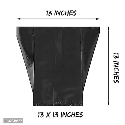 13 X 13 Inch Plastic Poly Grow Bags For Home Gardens - Perfect For Plantation And Used In Every Plant Nursery - Ideal For Home Plants -Black - 40 Qty-thumb2