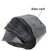 13 X 13 Inch Plastic Poly Grow Bags For Home Gardens - Perfect For Plantation And Used In Every Plant Nursery - Ideal For Home Plants -Black - 40 Qty-thumb3