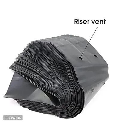 13 X 13 Inch Plastic Poly Grow Bags For Home Gardens - Perfect For Plantation And Used In Every Plant Nursery - Ideal For Home Plants -Black - 40 Qty-thumb4