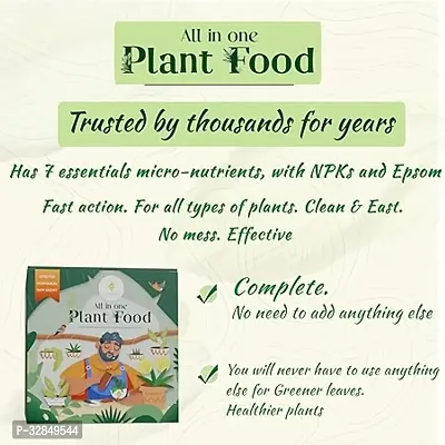 All In One Plant Food Fertilizer Better Plant Growth Guaranteed - Water Soluble Formula For Easy Use Of Plants 10 Sachets, 250 Gm-thumb2