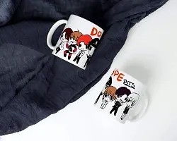 PUREZENTO DOPE BTS Logo Printed Coffee Tea / Milk Mug(Pack of 1)-thumb1