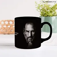 PUREZENTO Ceramic Steve Jobs Coffee Tea / Milk Cup (Multicolour)-thumb2