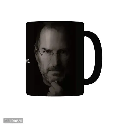 PUREZENTO Ceramic Steve Jobs Coffee Cup (Multicolour, 350ML)-thumb0