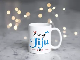 PUREZENTO King JIJU Queen DIDI Best Gift Coffee Mug for JIJU DIDI Ceramic Coffee Tea / Milk M UG(Pack of 2)-thumb3