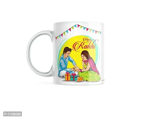 PUREZENTO?Happy Rakhi Brother Sister Celebrate Raksha Bandhan Ceramic Coffee Mug