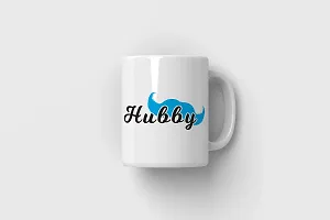 PUREZENTO Hubby Wifey Couple Ceramic Tea/Coffee Mug for Valentine Day Gift for Girlfriend, Boyfriend,Husband and Wife,Friends,Anniversary,Hubby Wifey,Birthday ,Set of 2-thumb3