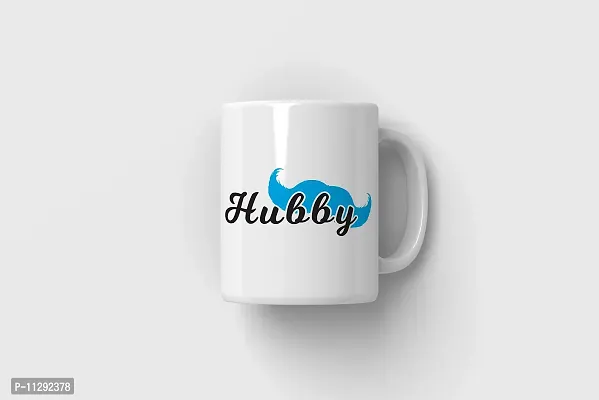 PUREZENTO Hubby Wifey Couple Ceramic Tea/Coffee Mug for Valentine Day Gift for Girlfriend, Boyfriend,Husband and Wife,Friends,Anniversary,Hubby Wifey,Birthday ,Set of 2-thumb4