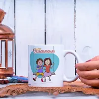 PUREZENTO?Happy Raksha Bandhan Gift for Every Brother Sister Love Ceramic Coffee Mug-thumb4