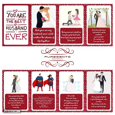 PUREZENTO Best Husband Ever Love Romantic. Greeting Cards for Your Husband Set of 11 Cards That Express Your Love in A Unique Way..-thumb2