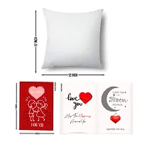 Purezento You are My First and Last Choice Valentine Gifts Cushion Cover with Filler- The Most Romantic and Attractive Gift to Express Your Love| Soft Fabric, Washable & Long-Lasting Cushion Cover-thumb2