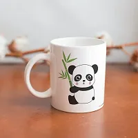 PUREZENTO Mr. Panda for Brother on Raksha bandhan / Birthday Ceramic Coffee Mug-thumb3